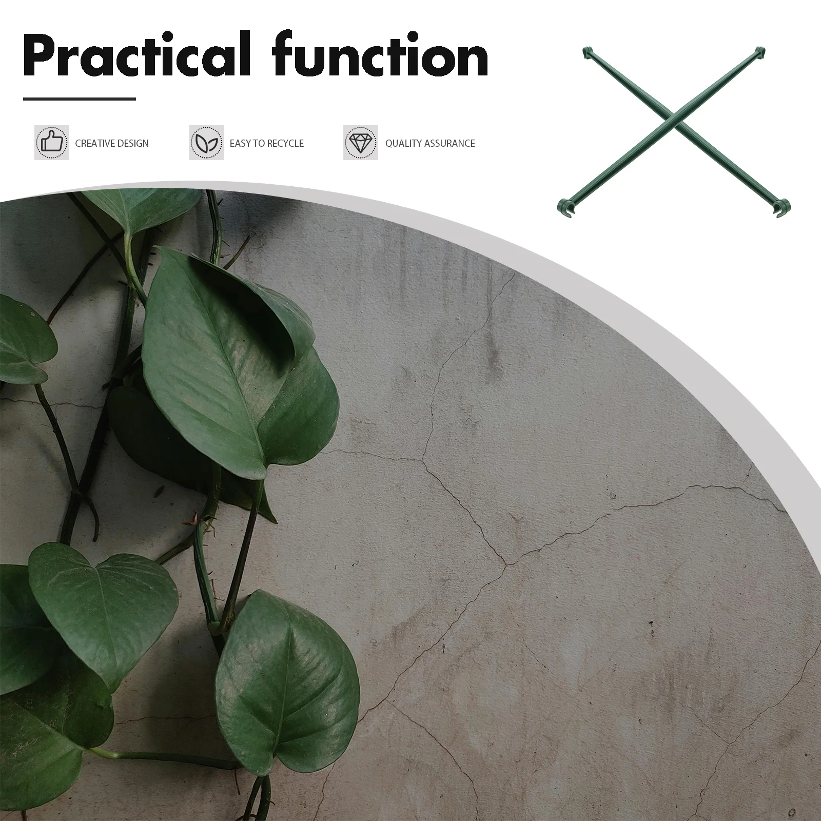 20Pcs Garden Trellis Plant Connector Plastic Support Rods for Tomato Cages Frame Building Connectors Fitting Climbing Vine