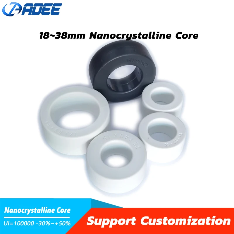 30~58mm High Permeability High Inductance Nanocrystalline Amorphous Core For Inductor Inverter Magnetic Core