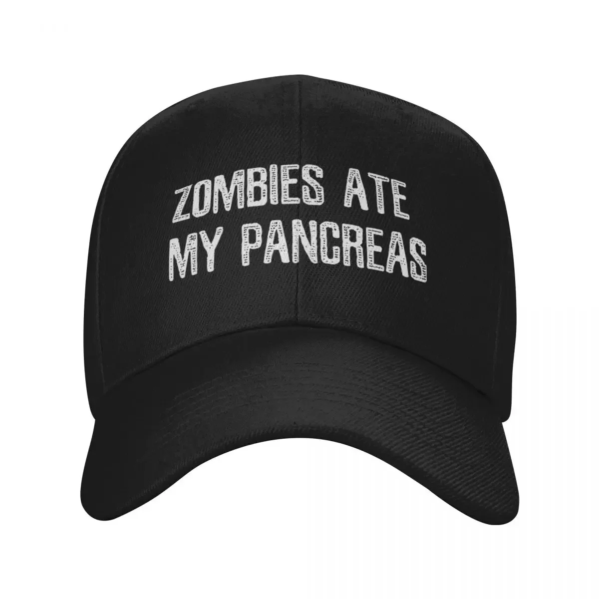 Zombies Ate My Pancreas Diabetes Trucker Hat Golf Hat Caps For Men Women's Baseball Cap