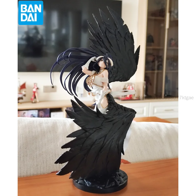 BANDAI Original, en stock, authentique, Banpresto Evolve Overlord Albedo Empress of Darkness, figurine de collection de 32 cm, jouet, cadeau.