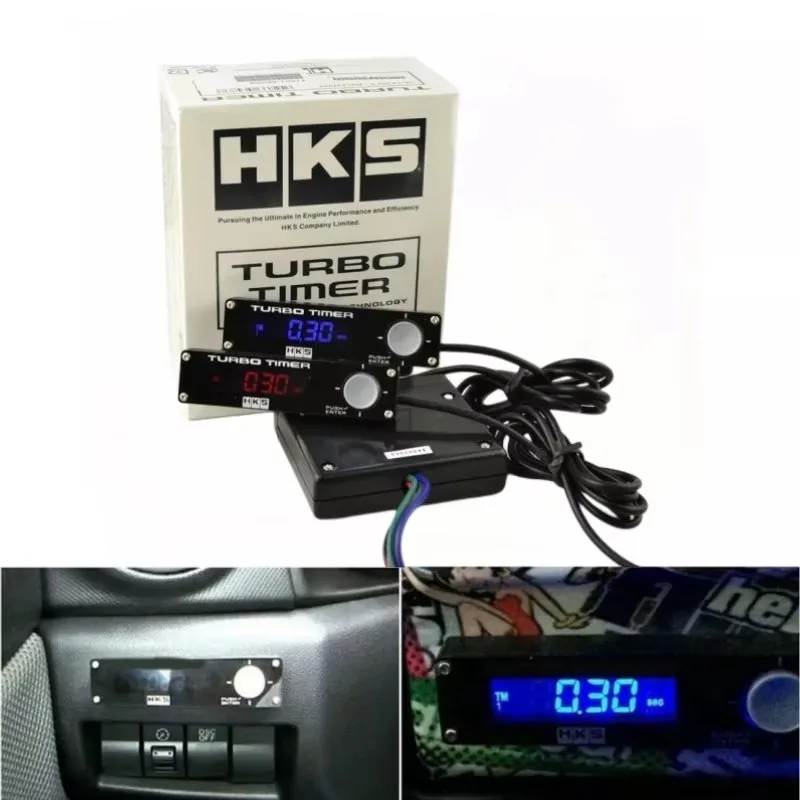 Auto-Turbo-Timer für Dieselmotoren 12V LED Parkzeit-Verzögerer Auto-Modifiziertes Gerät Digitaler Turbo-Timer für HONDA GOLF TOYOTA – Detail 1
