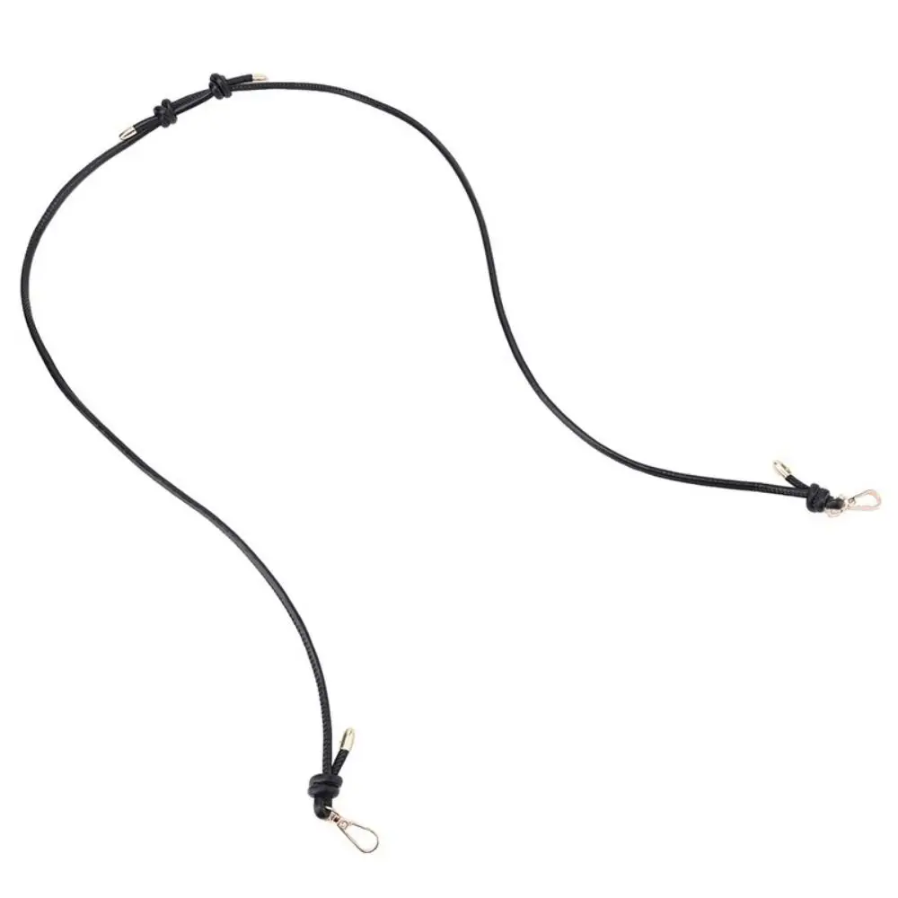 PU Leather Single Shoulder Bag Strap Adjustable Length Lightweight Replacement Shoulder Strap Solid Color Handbag Strap