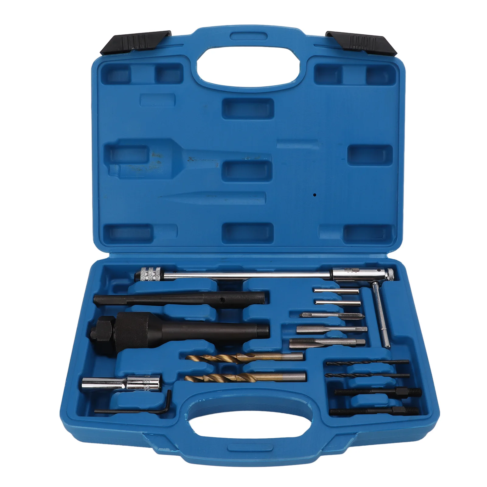 

16pcs Glow Plug Removal Tool Portable Metric Steel Safe for Damaged 8mm 10mm Glow Plugs Glow Plug Extractor Removal Tool Set