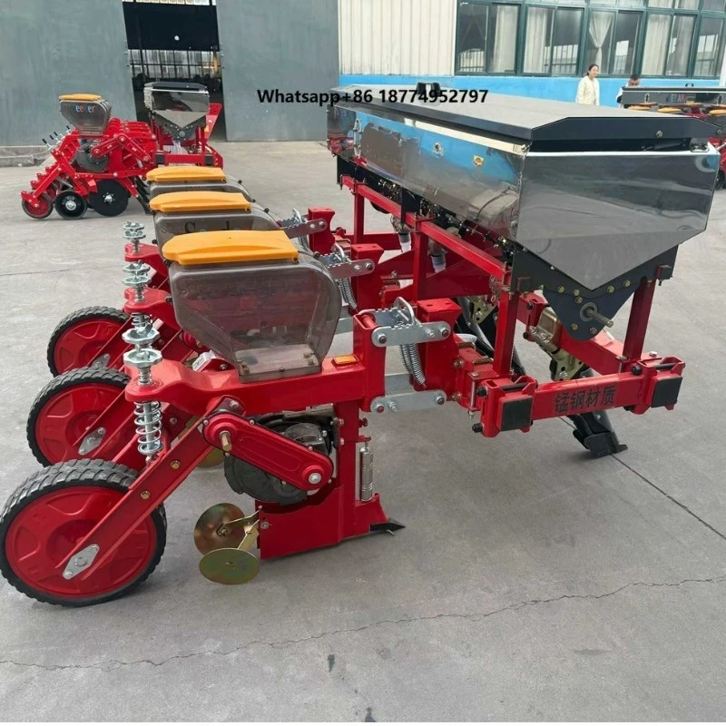 Portable Small Corn Seeder Manual Push Type Corn Planter Energy Saving Home Use Maize Sowing Machine for Hillside Plot Planting