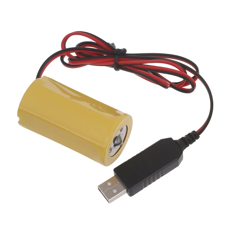 USB 1.5V LR20 D เครื่องกำจัดแบตเตอรี่ แบตเตอรี่สายไฟสำหรับของเล่นตัวควบคุมเครื่องทำน้ำอุ่นแก๊สไฟฉาย,ไฟฉาย