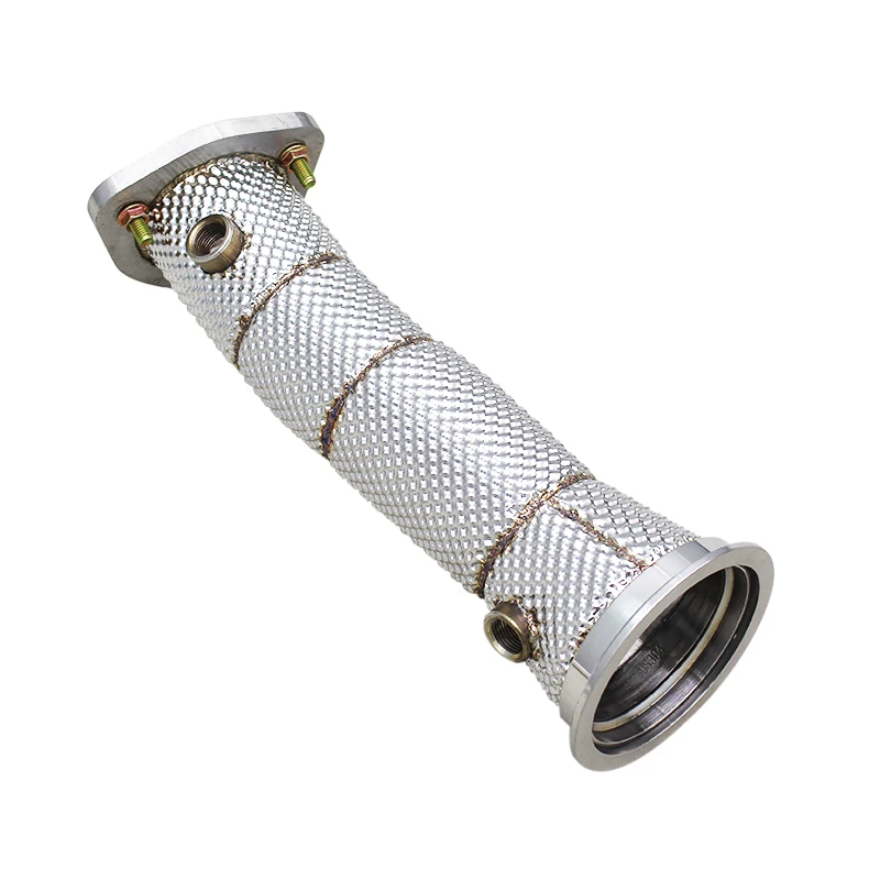 

OEM Stainless Steel Downpipe For Audi A4/A5/Q5 B9.5 2.0T 2021-2024 Free Flow Exhaust System Auto Part With Heat Shield