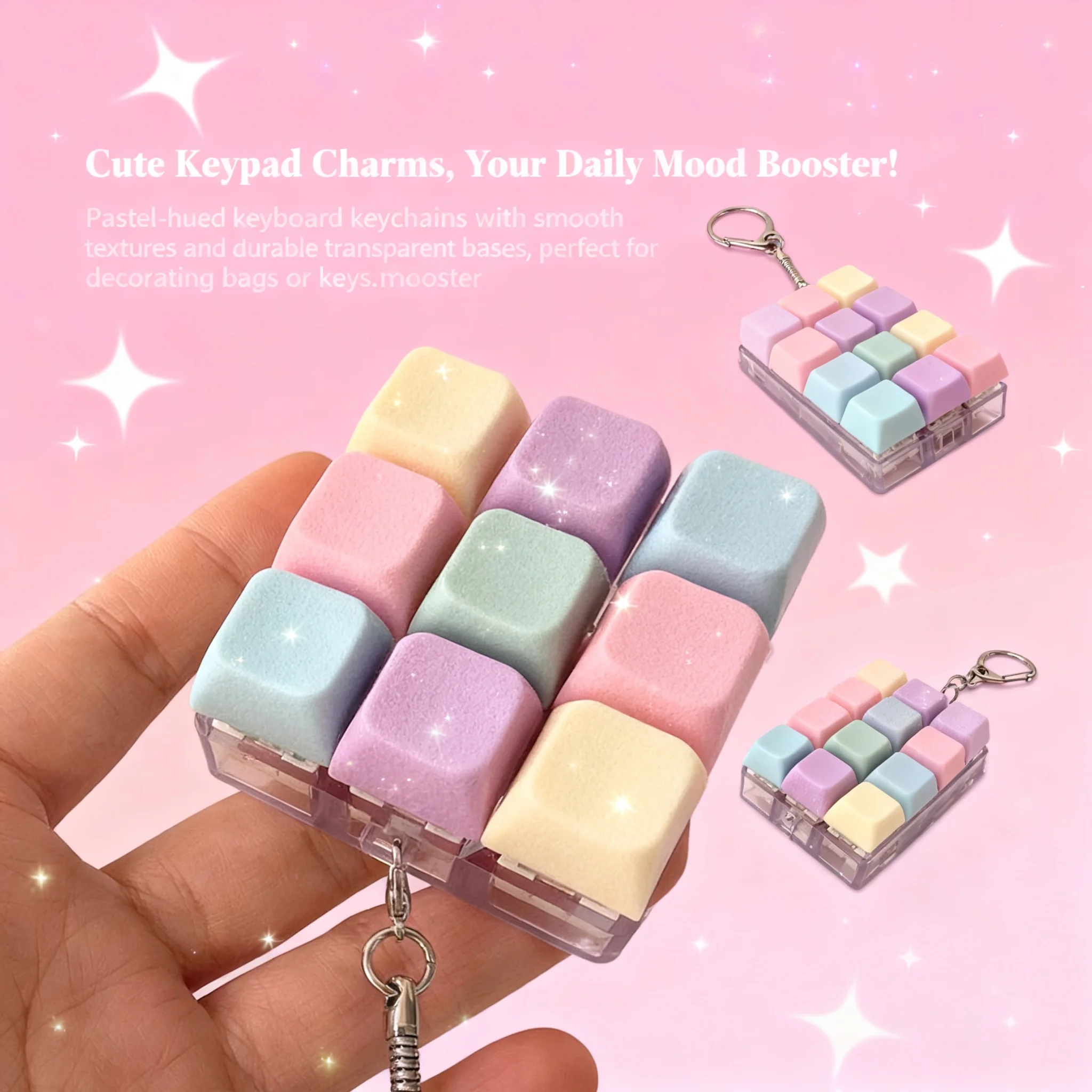 

Finger Keyboard Games Fidget Decompression Key Toy 1 4 5 9 Anti Stress Keyboard Keychain Antistress Toys For Adults Boys Girls
