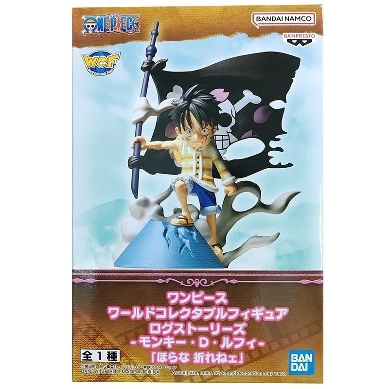 

Anime Original Bandai ONE PIECE Monkey D. Luffy Anime Action Figures Collection Ornaments Figure Toys Birthday Gift 13cm