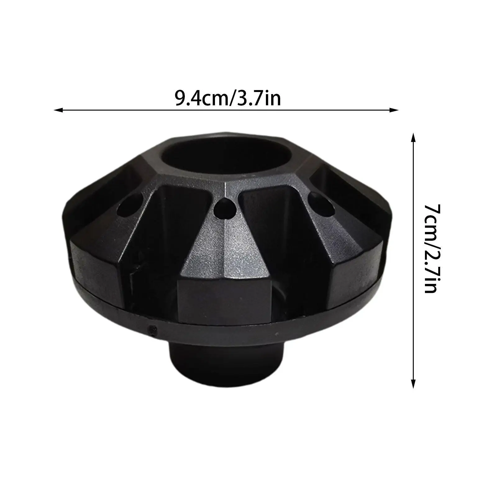 أجزاء المظلة الترفيهية في الهواء الطلق، حلقة تحديد المواقع المرفقة لإصلاح DIY باللون الأسود #6