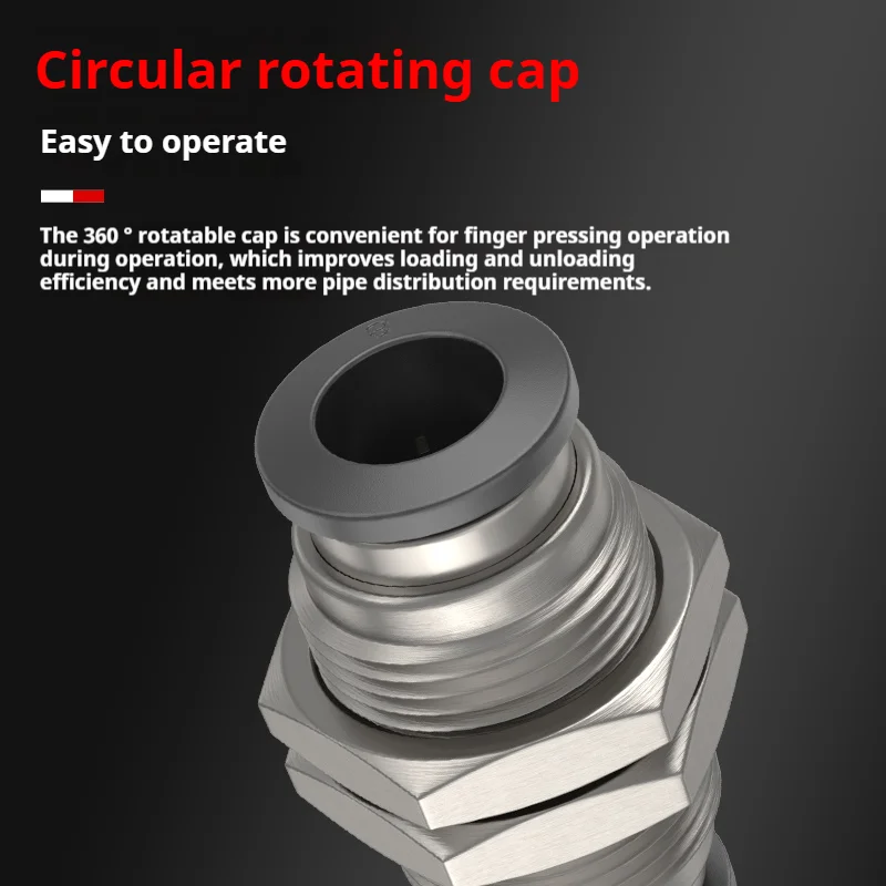 عالية الجودة الأسود تركيب هوائي مفاصل توصيل الانابيب أنبوب الهواء تركيبات سريعة 4/6/8/10/12 مللي متر PM #4