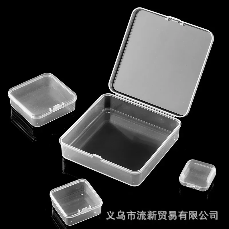 Rectangular Translucent Box Durable Strong Storage Packing Plastic Boxes Dustproof Jewelry Case Container