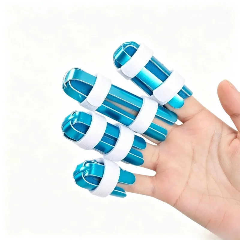 Finger Splint Adjustable Hook Loop Strap Orthosis Lightweight Straightener Tendon Injury Guard Joint Pain Relief Protective Gear