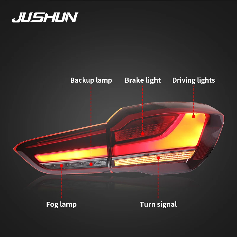 Car LED Tail Light For BMW X1 F49 Taillight 2016-2019 Rear Lamp DRL Dynamic Signal Reverse Lights Plug And Play Auto Accessories
