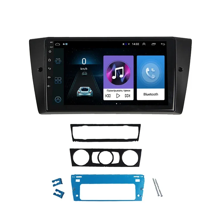 9 Inch Multimedia Wifi Android Stereo Speler Autoradio 2 Din Auto Radio Carplay Voor Bmw 3-Series 2005 - 2013