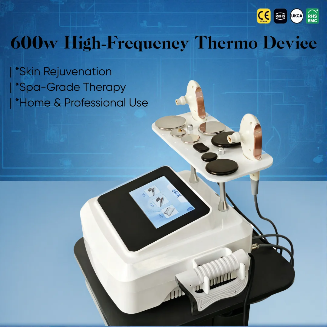 Аппарат Tecar 448K 600 Вт высокочастотный – термоаппарат для омоложения кожи для домашнего и профессионального использования в спа-салонах