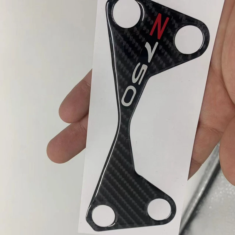 Untuk KAWASAKI Z750 Z 750 Bantalan Tangki Pelindung Lambang Stiker ADESIVI Serat Karbon Sepeda Motor