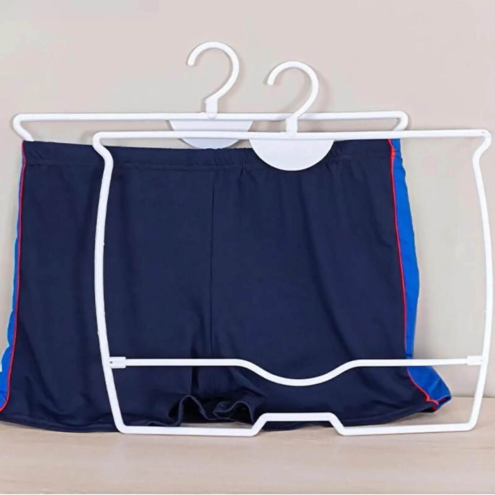 2 Pack Swim Trunks Hanger for Shorts Organization in Wardrobe