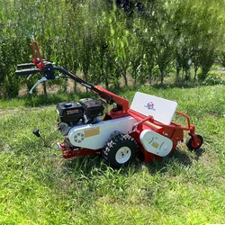 Macchinari agricoli cingolati in miniatura robot domestico elettrico giro falce bar verde telecomando tosaerba personalizzato