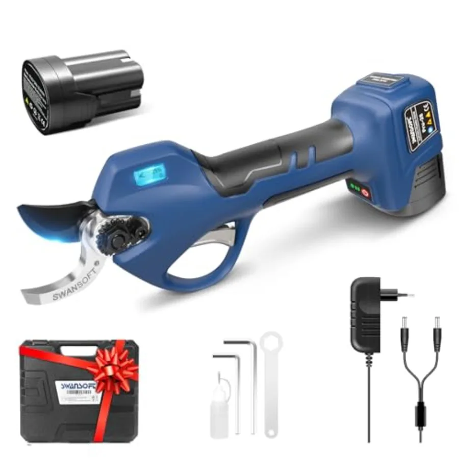 

Электрические секаторы с диаметром реза 28 мм (1,1 дюйма), беспроводные, на аккумуляторе, 850 Вт, для обрезки веток деревьев