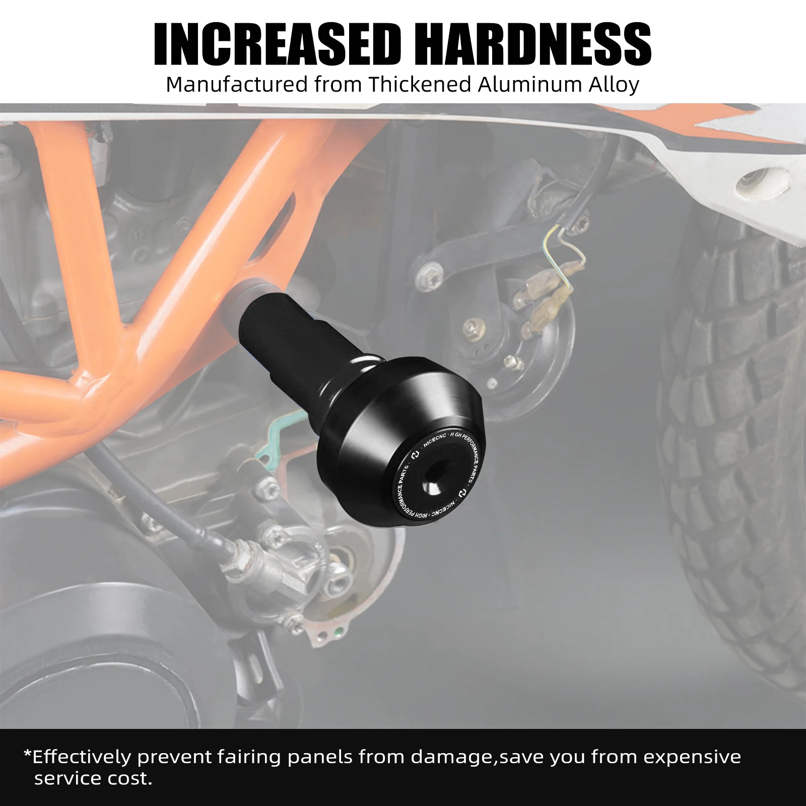 For KTM 690 Enduro SMC R 2008-2025 Frame Slider Guard Crash Protector Husqvarna 701 Supermoto/Enduro GasGas 700 SM/ES 2016-2025