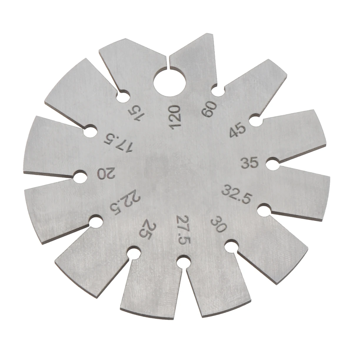 Indispensable Stainless Steel Bevel Gauge Angle Range 15-120 Degree Round Gauge Angle Protractor Thickness Gauge