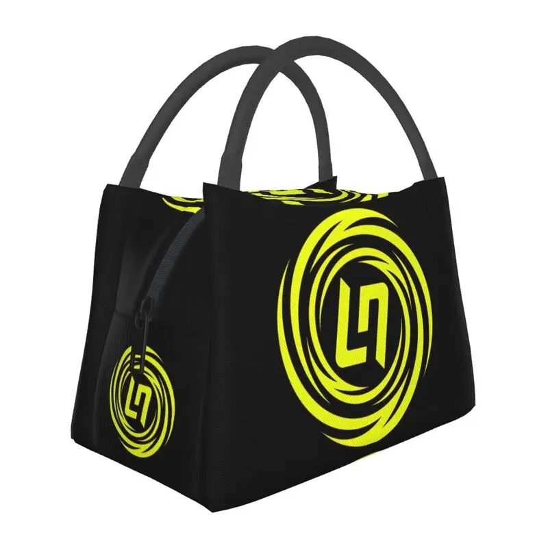 

Norris British Race Driver Logo Thermal Insulated Lunch Bag Women Portable Lunch Tote Camping Travel Multifunction Meal Food Box