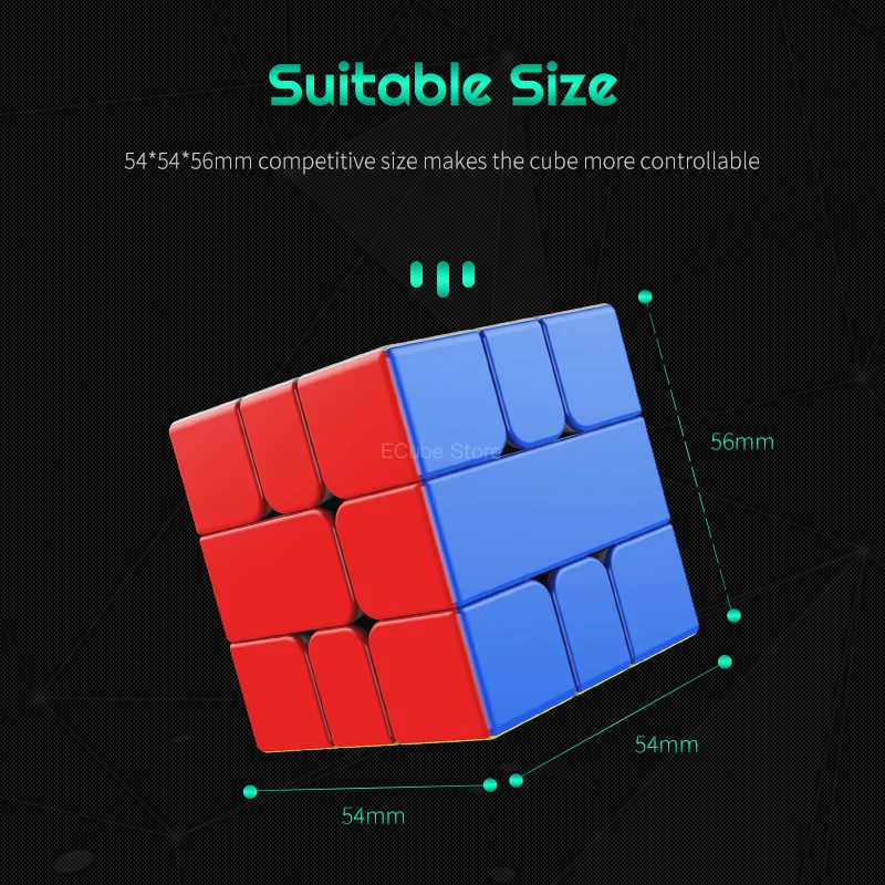 [ECube] YJ MGC SQ1 Cubo de Velocidade Magnética SQ-1 Cubo Mágico Quebra-cabeça YongJun MGC Série Quadrado 1 Aprendizagem Educacional Crianças Brinquedos Jogo