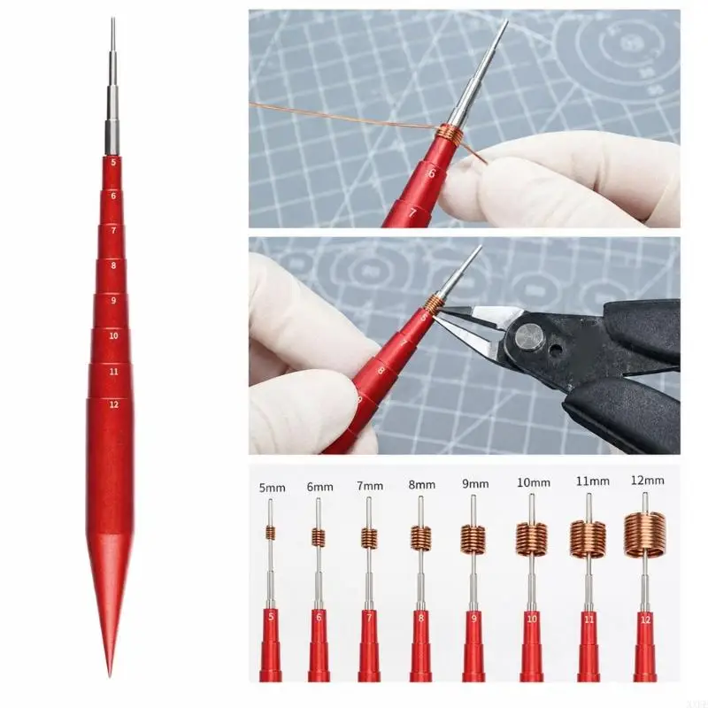 XXFE Wire Roller Stepped Model Hand Tool for Loop Forming and Small Detail Work