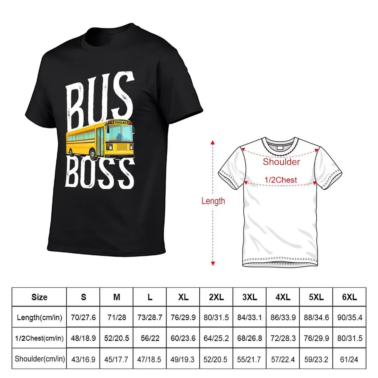 School Bus Driver 4 9 T-Shirt man t shirt boys whites customs design your own quick drying mens shirts graphic tee