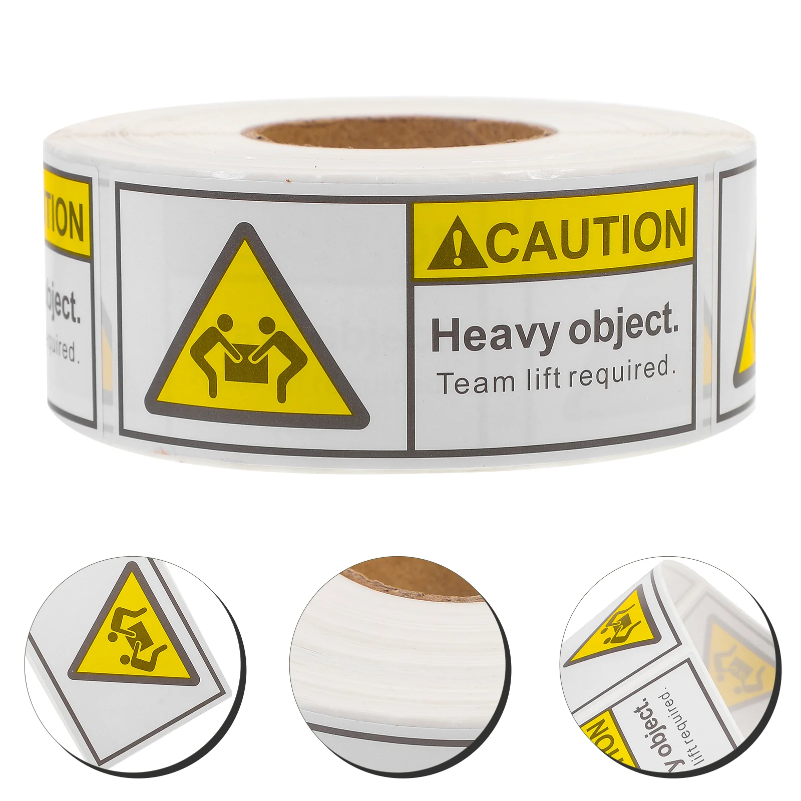 Overweight Sticker Heavy Object Labels Caution Stickers Ups for Shipping Team Lift Moving Boxes