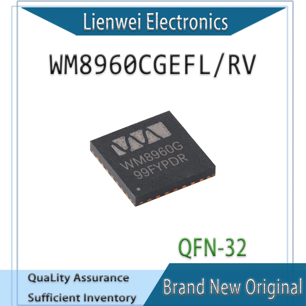 

100% New WM8960G WM8960CGEFL/RV WM8960CGEFL IC Chipset QFN-32