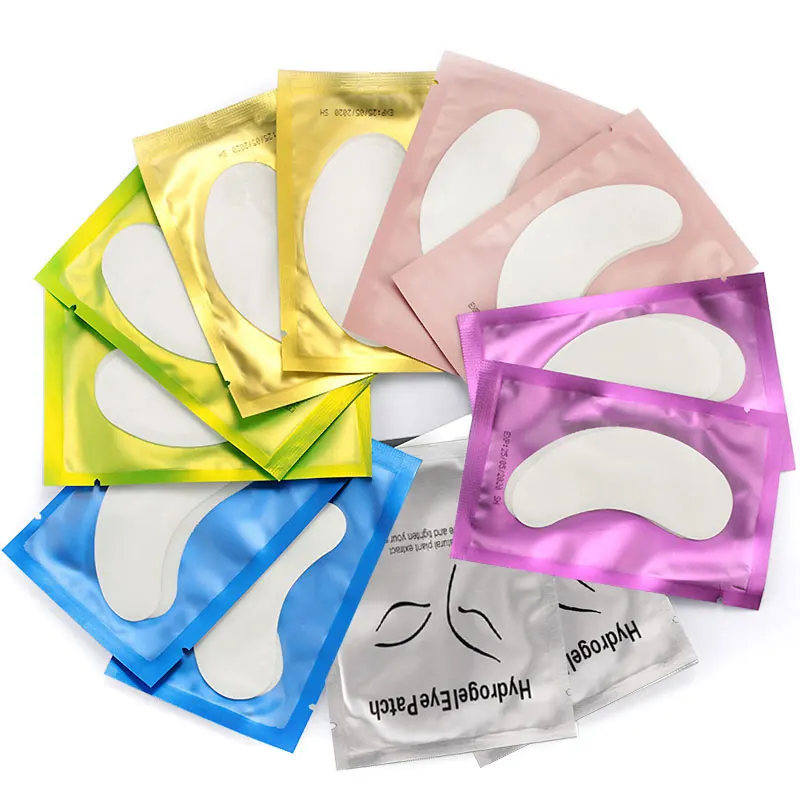 ABONNIE 100 Pairs Eye Pad Eyelash Gel Patch Patch Grafted Under The Eyelashes For False Eyelash Extension Paper Sticker Makeup