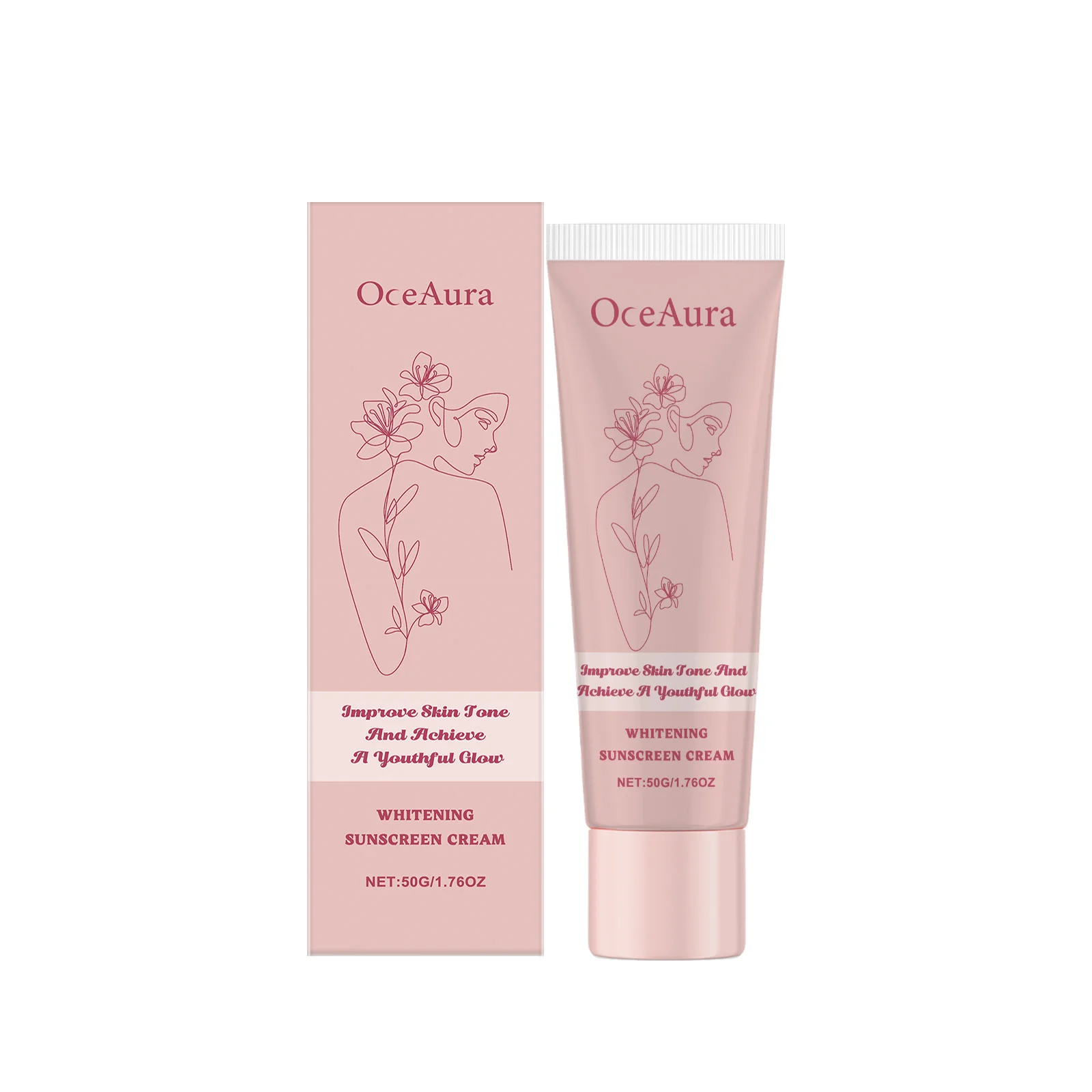 

Whitening Sunscreen Cream SPF [XX] - Brightening UV Protection for Even Skin Tone - Daily Face