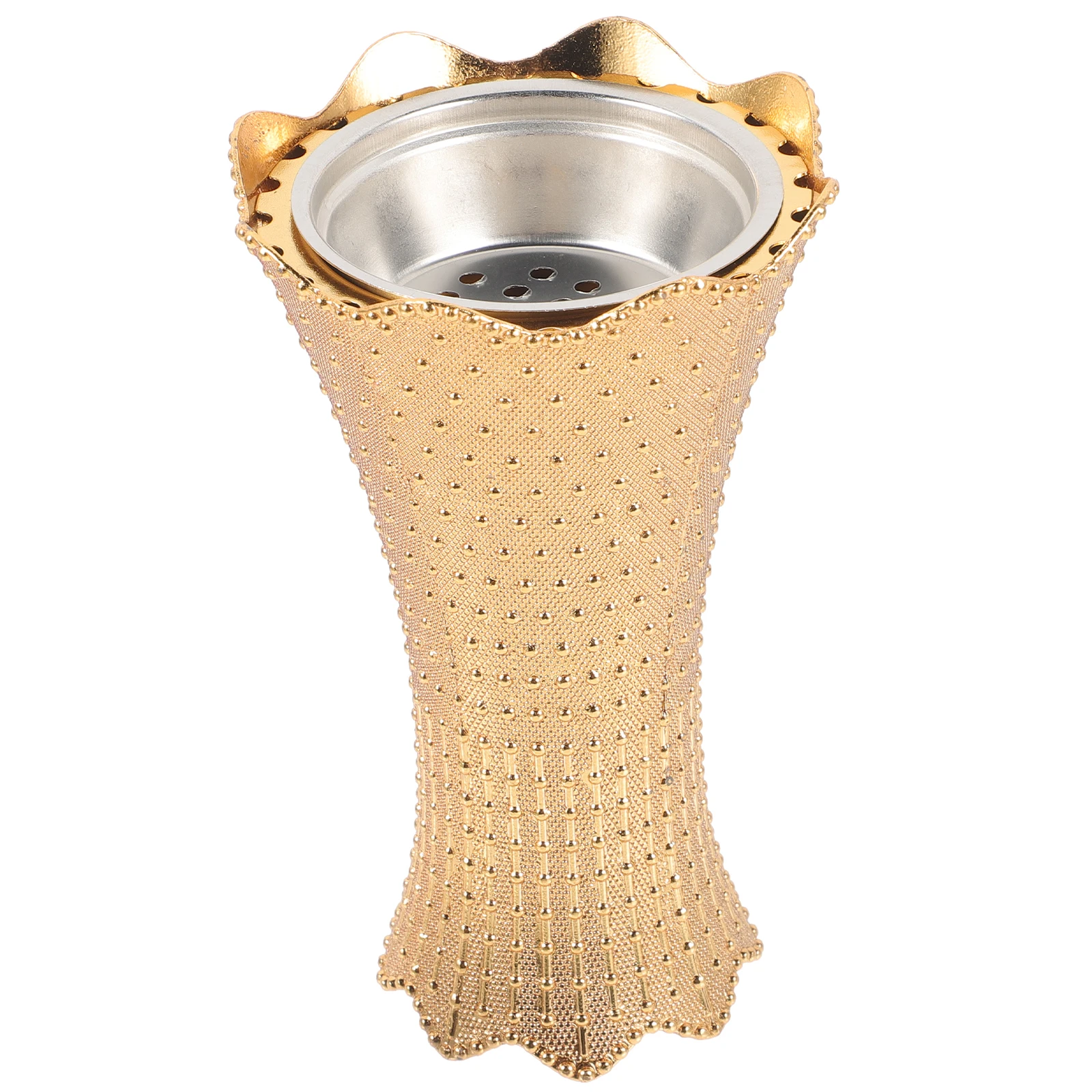 

Bakhoor Retro Censer Metal Incense Holder Desktop Decorative Burner Indoor Hollow Censer Vintage Crafts Aluminum Alloy Table