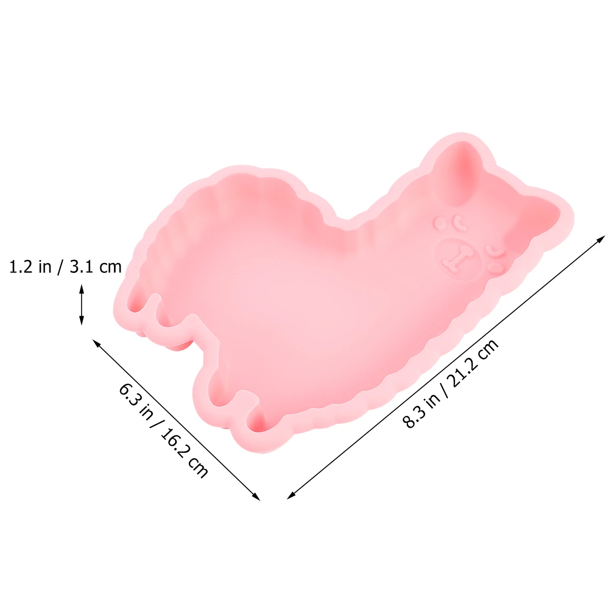 

2pcs Silicone Alpaca Shape Diy Mold Baking Tool Baking Tool Heat Kitchen Supplies Resistant Easy Clean Kitchen Supplies