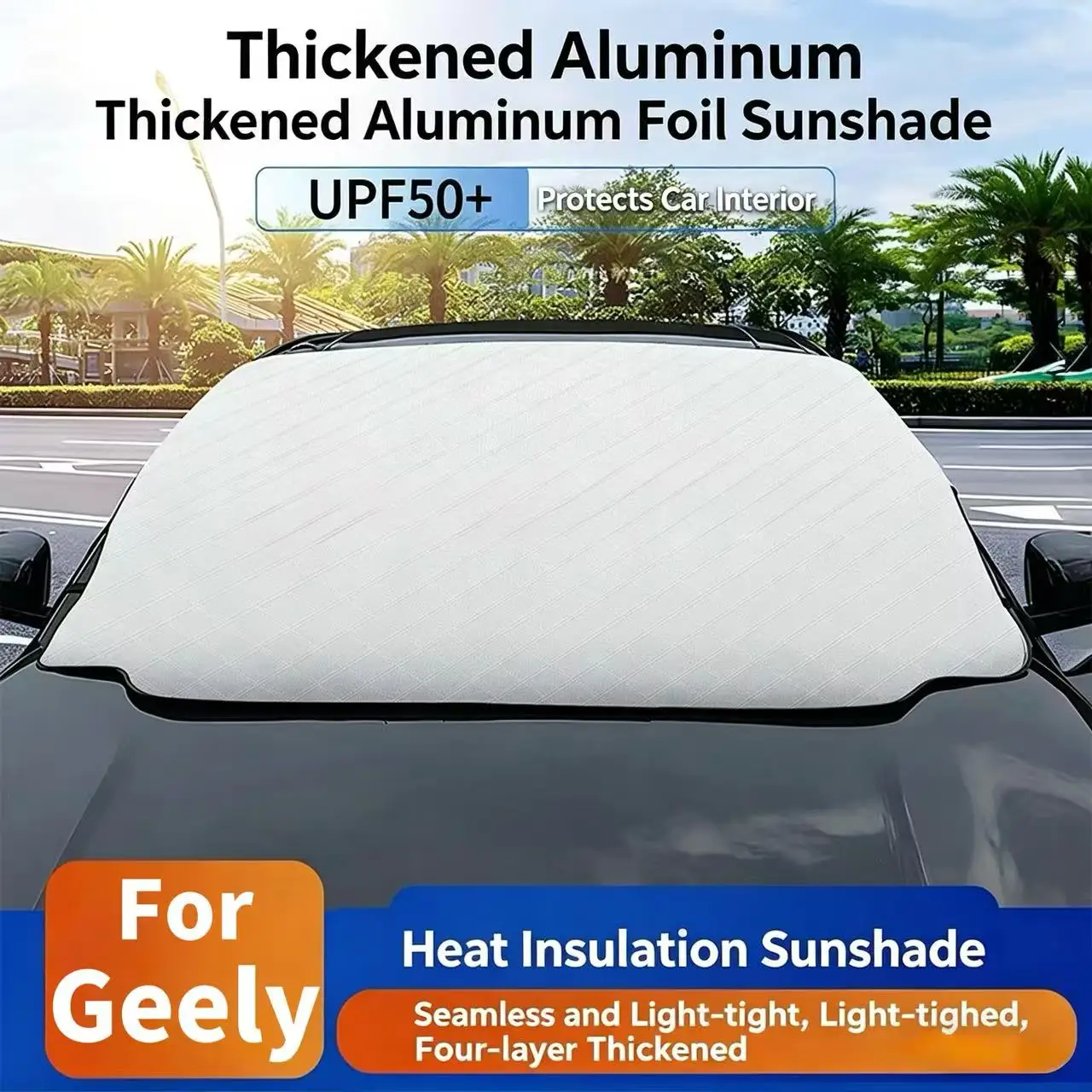 

For Geely Galaxy E5 Star Wish Galaxy Starship 7 Coolray sun visor insulation sun protection front windshield snow shield