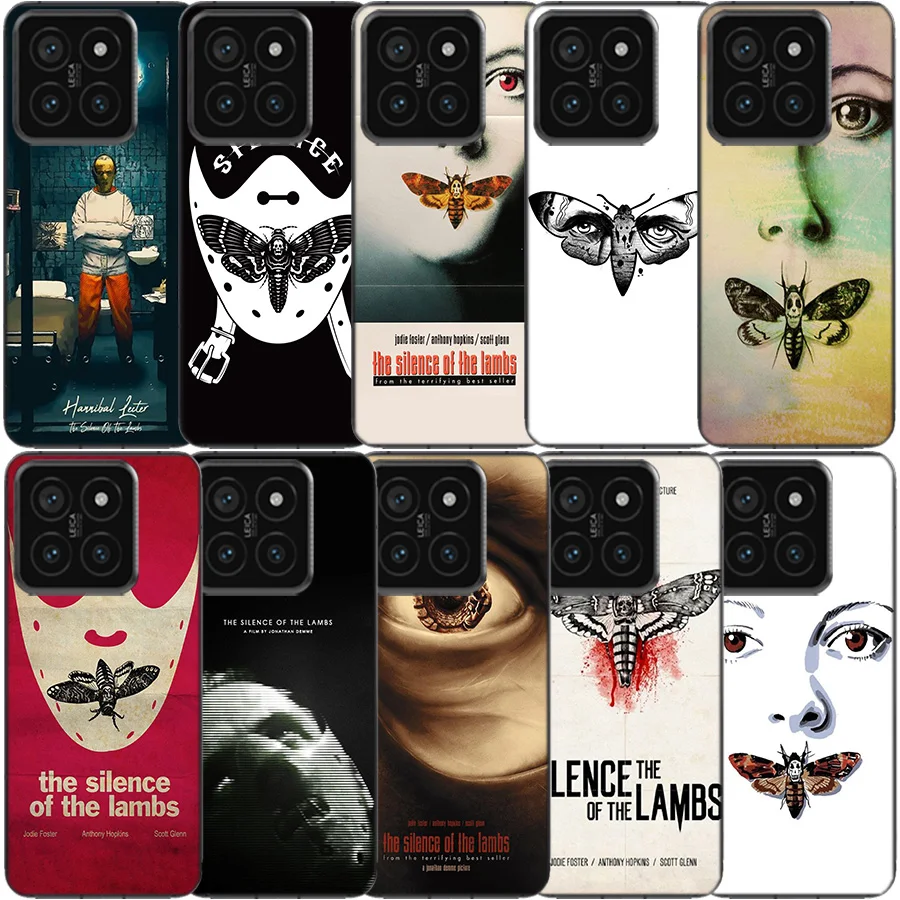 Hot Movie The Silence of the Lambs Clear Phone Case For Xiaomi Mi 13 12 12T 11 11T 10 10T Pro 11i 9 9T 8 Lite CC9E A3 A2 TPU Pat