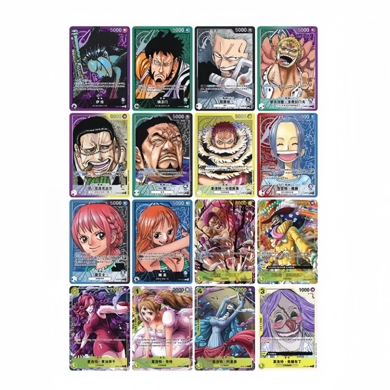 ONE PIECE OPCG OP05 Doflamingo Sir Crocodile Anime Game Peripheral Collection Card Christmas Present Toys DIY Homemade