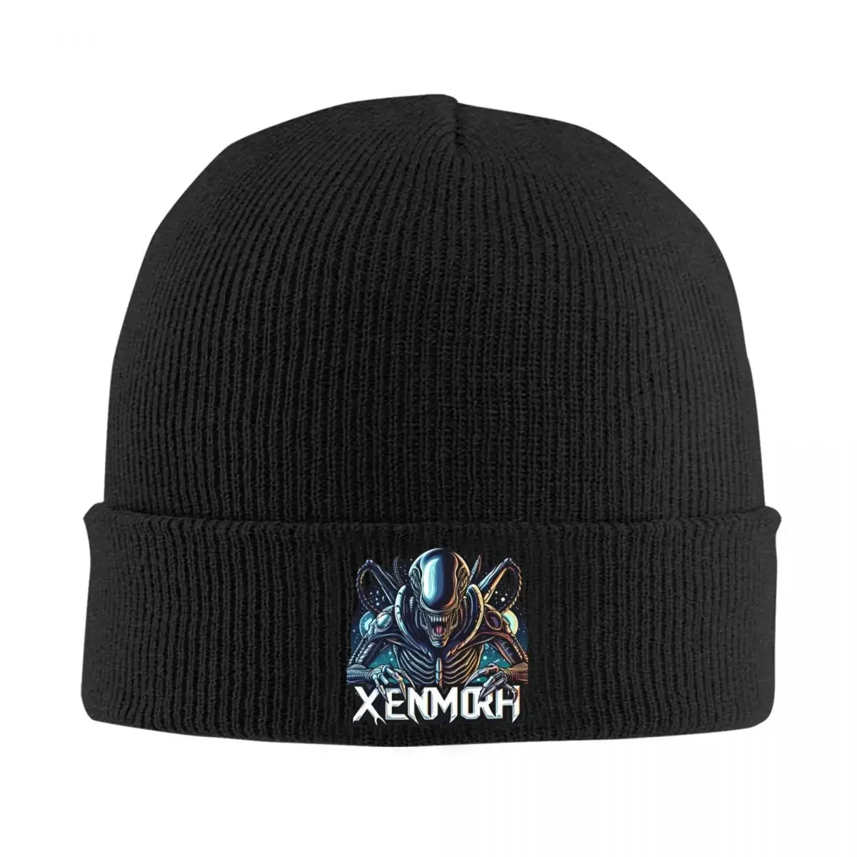 Alien Xenomorph Movie Knitted Hat Beanies Autumn Winter Hats Warm Casual Cap Men Women