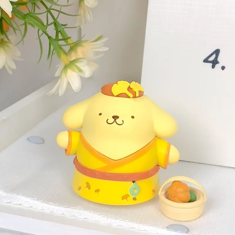 Sanrio 사계절과 8개의 태양 기간 시리즈 차고 키트 귀여운 Kuromi 멜로디 Cinnamoroll 데스크탑 장식품 생일 선물