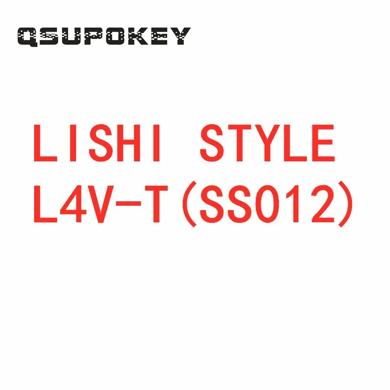 QSUPOKEY LISHI 스타일 L4V-T 수리 도구, LISHI 2 in 1, SS012, 1 개