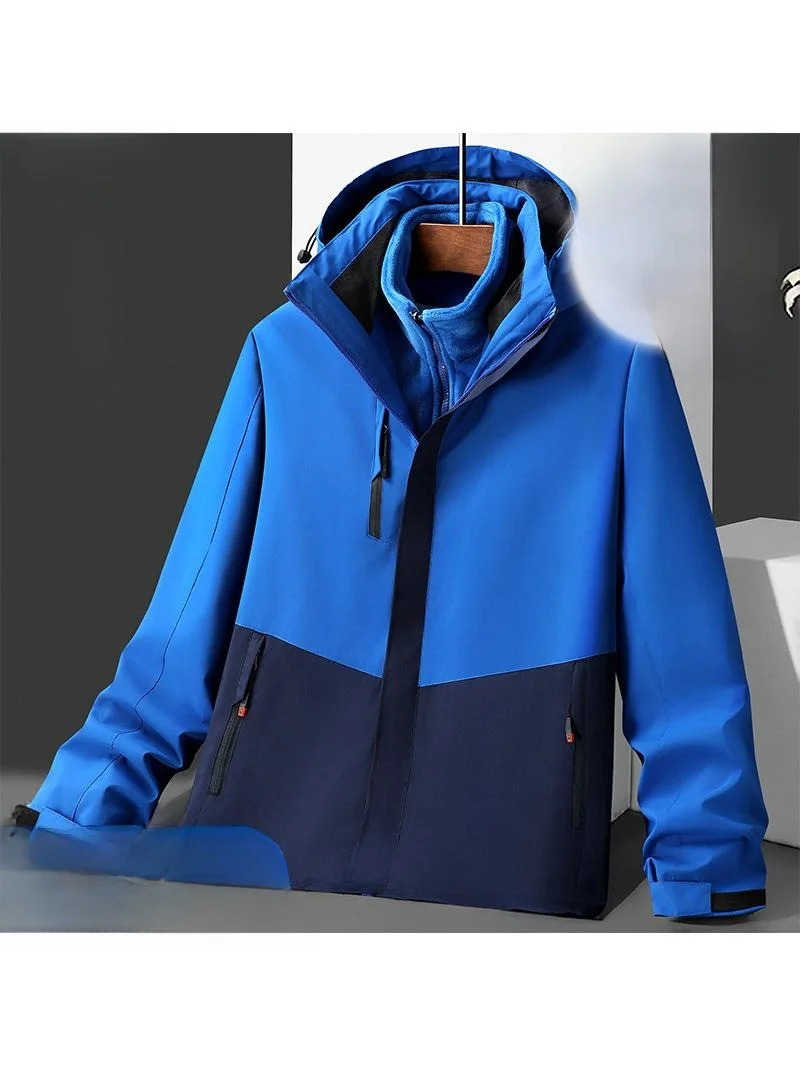 

Thiened Fce на подкладке, съемная ветрозащитная мужская одежда для скалолазания, верхняя одежда Tibet Jaet для путешествий, пальто