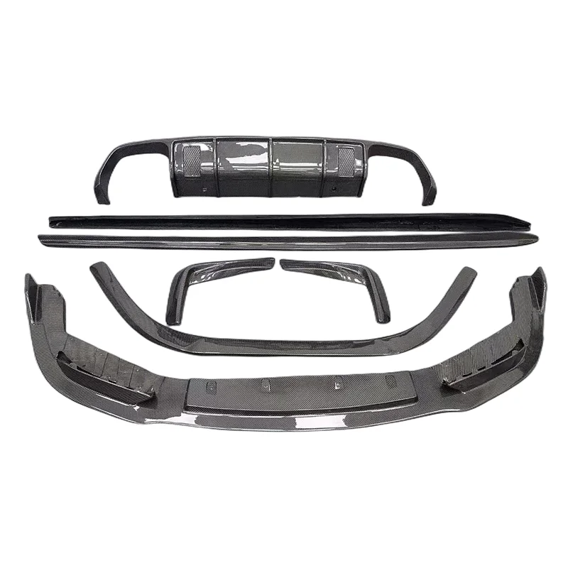 

For BMW M8 Carbon Fiber Body Kit M8 Upgraded Vors Style Carbon Fiber Front Lip Diffuser Spoiler Side Skirt Body Kit