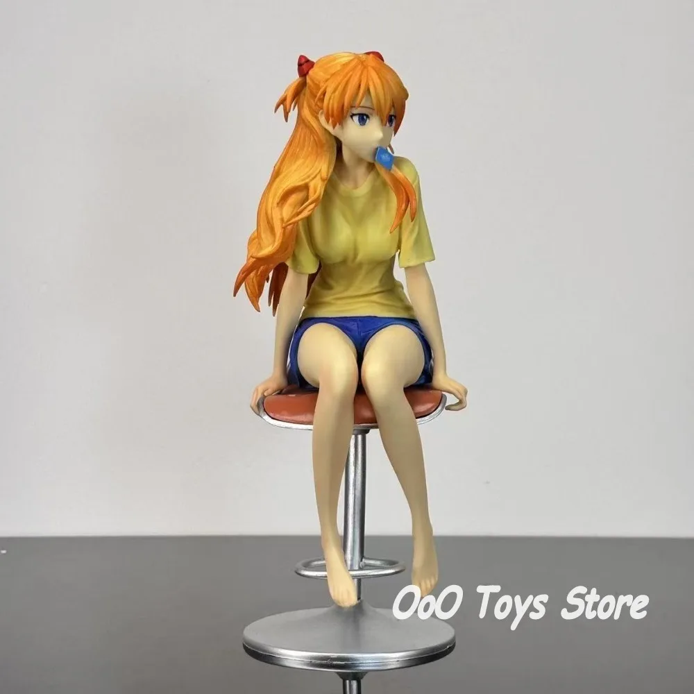 أنيمي القرن الجديد Evangelion الشكل Asuka Langley Soryu عمل أرقام البلاستيكية جمع نموذج اللعب للهدايا 22 سنتيمتر/8.66in