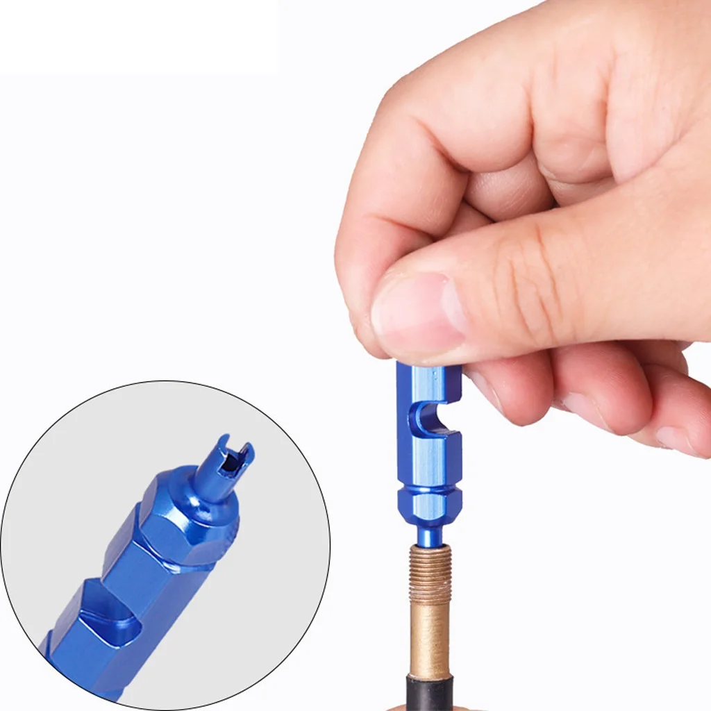 4 IN 1 Portable Bicycle Valve Wrench Multifunction Schrader/Presta Valve Core Disassembly Installation Tools For MTB Road Bike