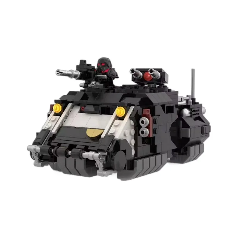 MOC HUMmer-Véhicule de lancement de missiles précieux et exorciste pour enfants, modèle de briques de construction de nuits, motif gladiateur, prédateur, cadeaux jouets, 40K