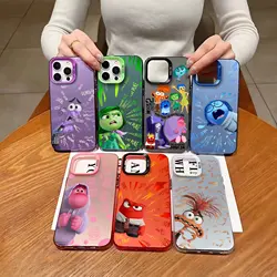 Nowe etui na telefon Disneys Movie Inside Out 2 do iPhone 16 15 14 13 12 11 Pro Max X XR XSMAX 8 7 Plus Candy Matte Shockproof Back