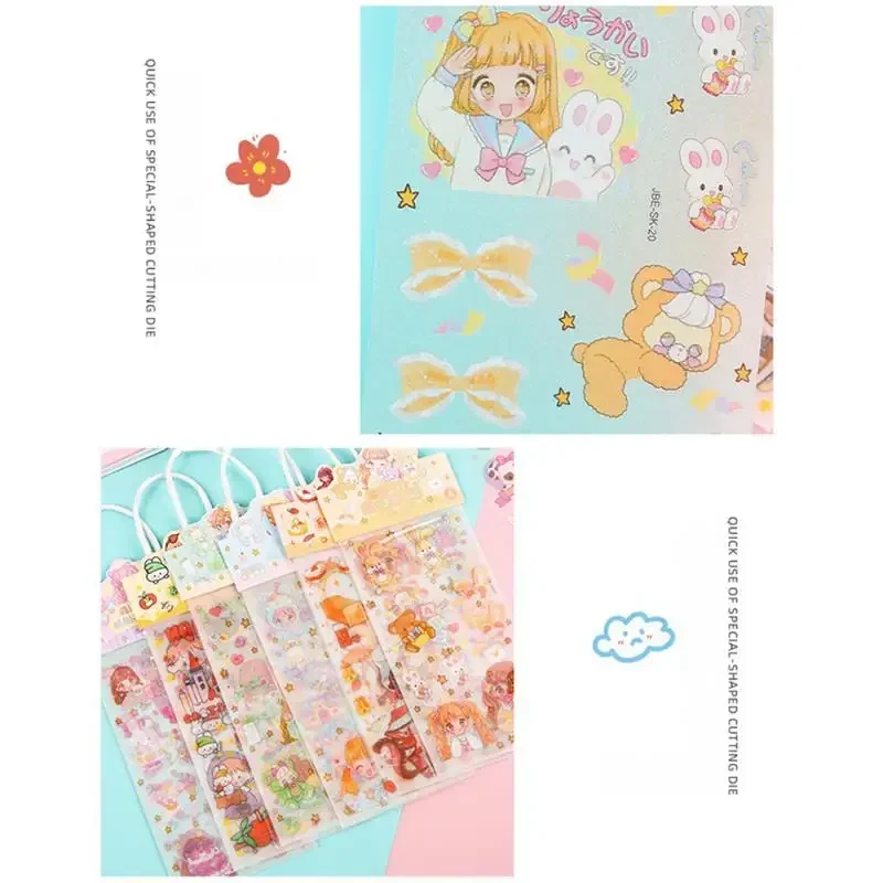 Hand Account Sticker Cartoon Creative Decoration Pet Pattern Sticker Cute Stickers Waterproof Toy Sticker Sealing Paste