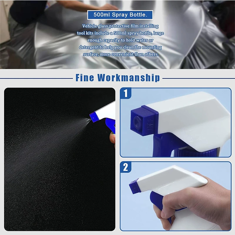 NeoWrap Car Window Tint Application Tools Kit Auto Glass Protective Film InstallingTool Window Film Squeegee Car Wrap Kit