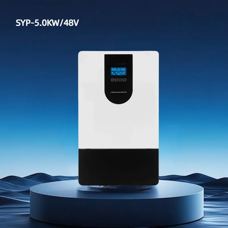 

5kW Three Phase Hybrid Solar Inverter 48V DC 80A MPPT 60Hz Pure Sine Wave LCD Output USB Communication 94% Efficiency 24-Month